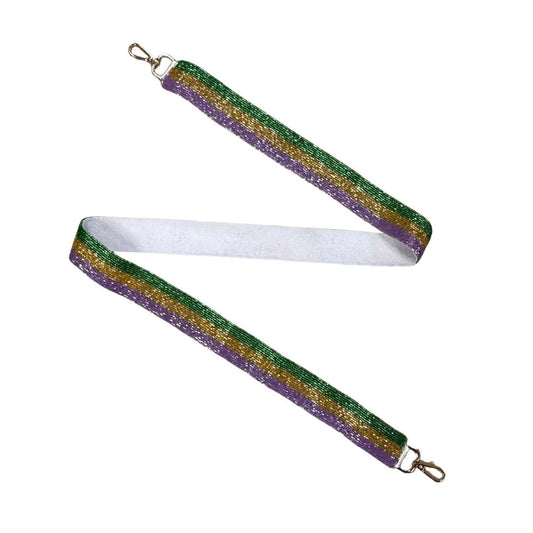 Tri Color Sequin Purse Strap