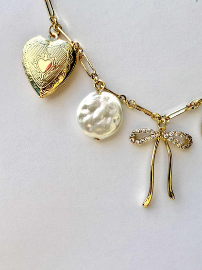 Charm Link Chain Necklace