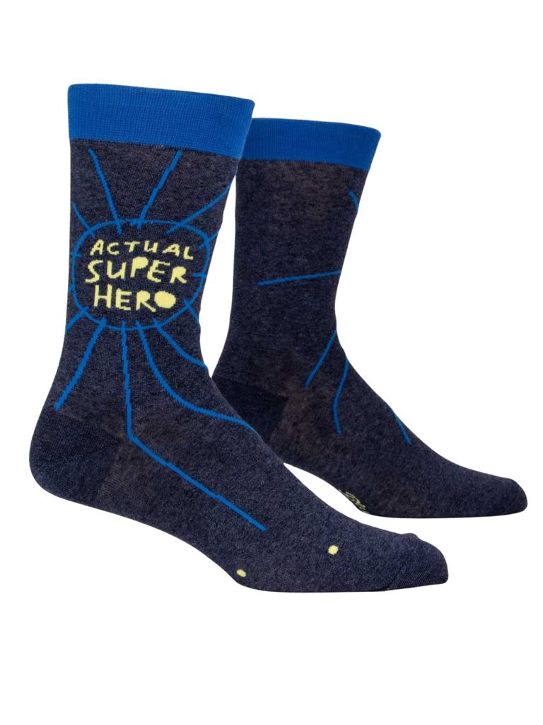 Actual Super Hero Socks, Mens