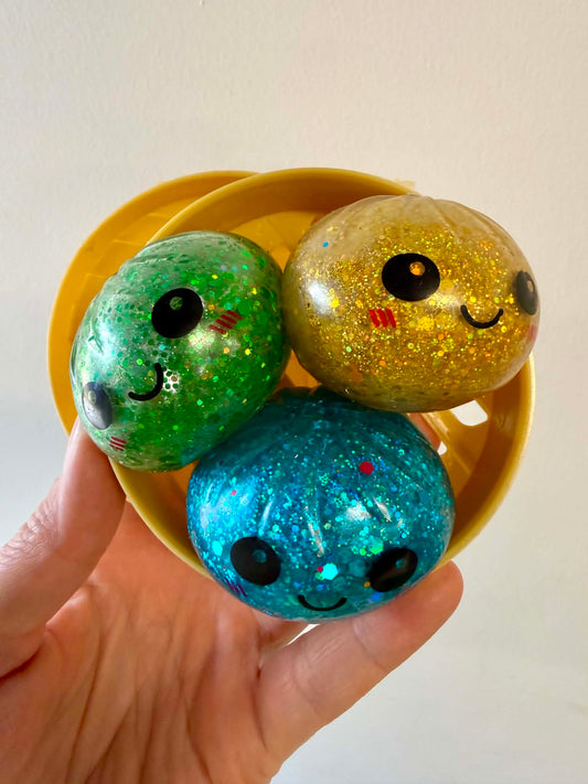 *Pre-Sale* Squishy Dumpling Toy, Mini Trio