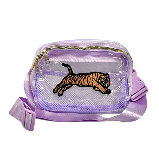 Tiger Fanny Pack, Purple