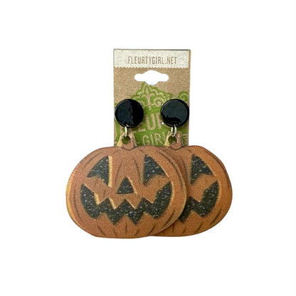Jack-o-Lantern Earrings