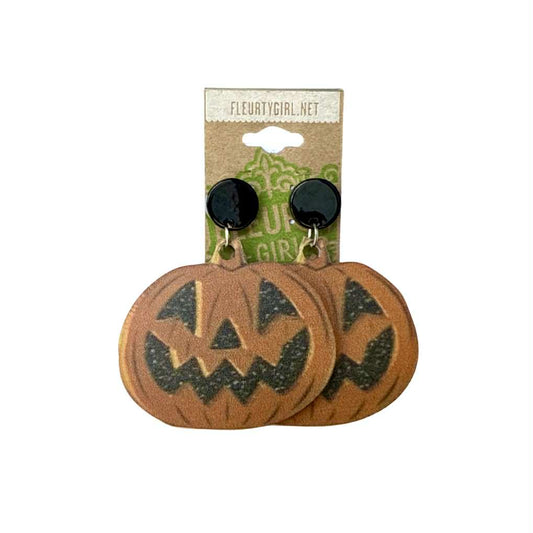 Jack-o-Lantern Earrings