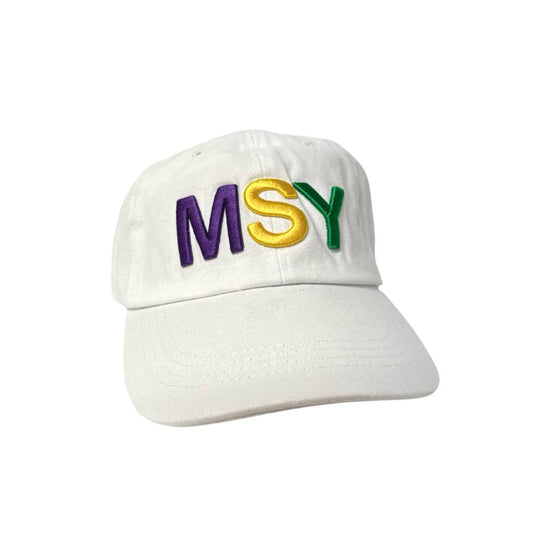MSY Baseball Hat, Mardi Gras