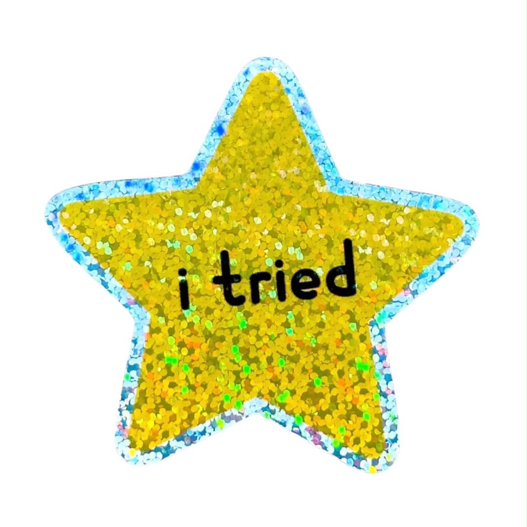 I Tried Star Sticker