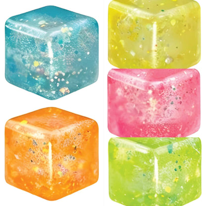 Mini Sparkle Squish Cube, 2pk