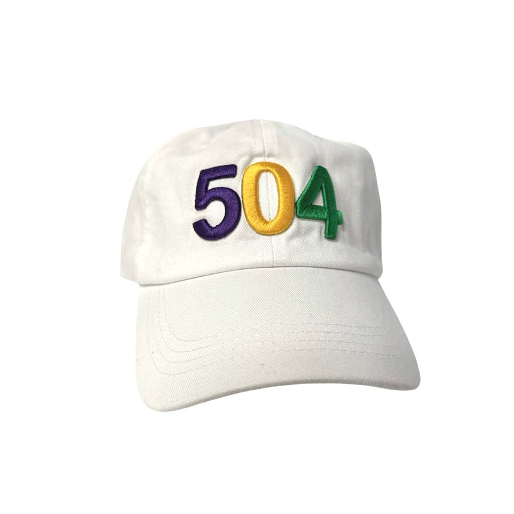 504 Baseball Hat, Mardi Gras