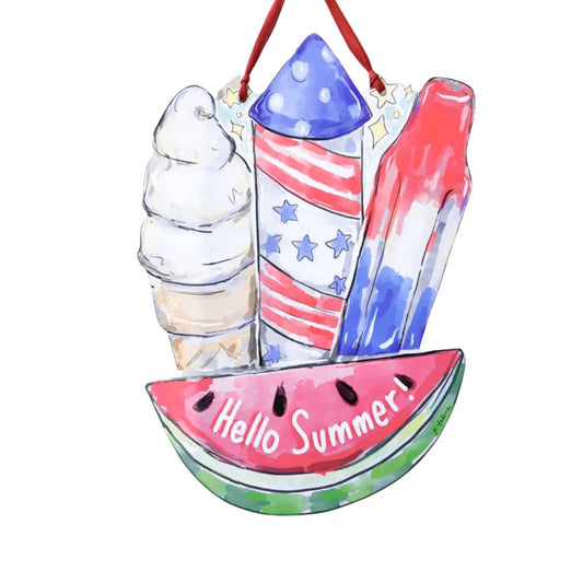 Summer Treats Door Hanger