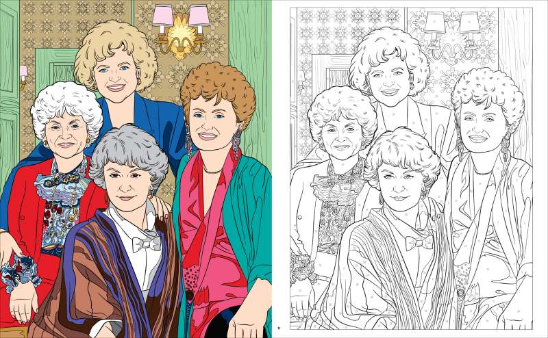 Golden Girls Color by Number