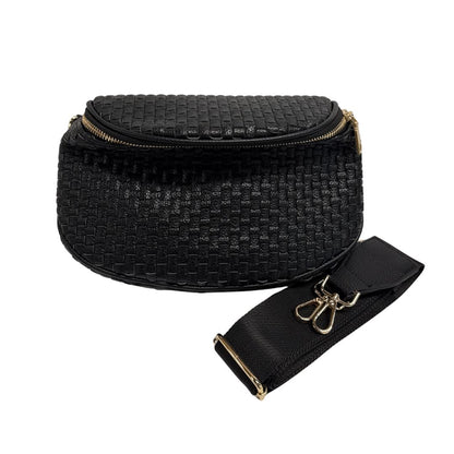 Oversized Woven Fanny Pack
