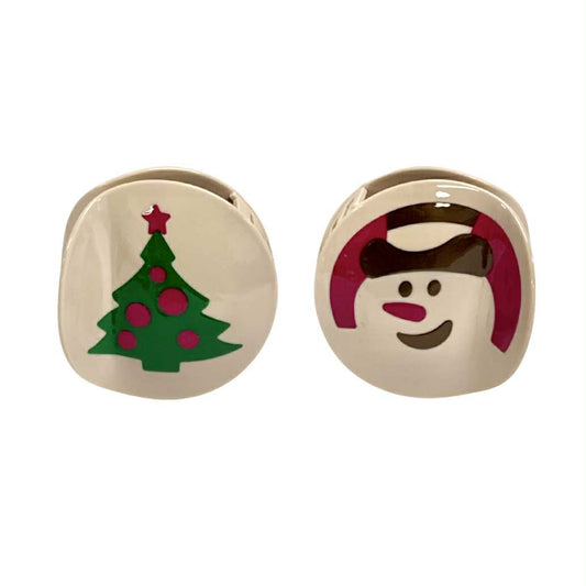 Christmas Sugar Cookie Claw Clip