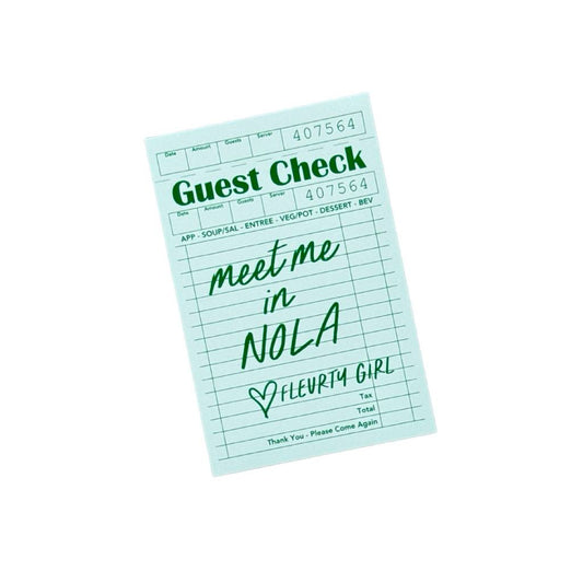 Guest Check Sticker