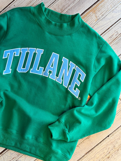 Tulane Varsity Mockneck Sweatshirt