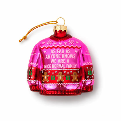 Normal Family Sweater Ornament