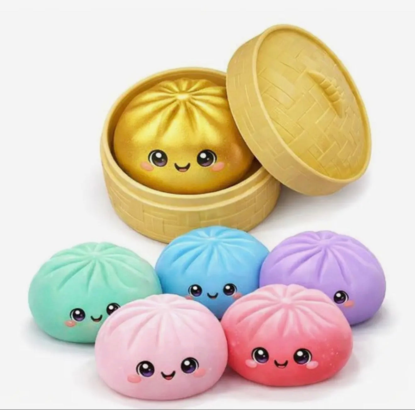 Squishy Dumpling Toy, Regular Size