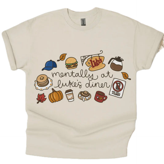Mentally at Luke’s Diner Tee
