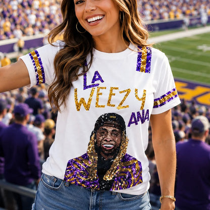 La Weezy Ana Sequin Tee
