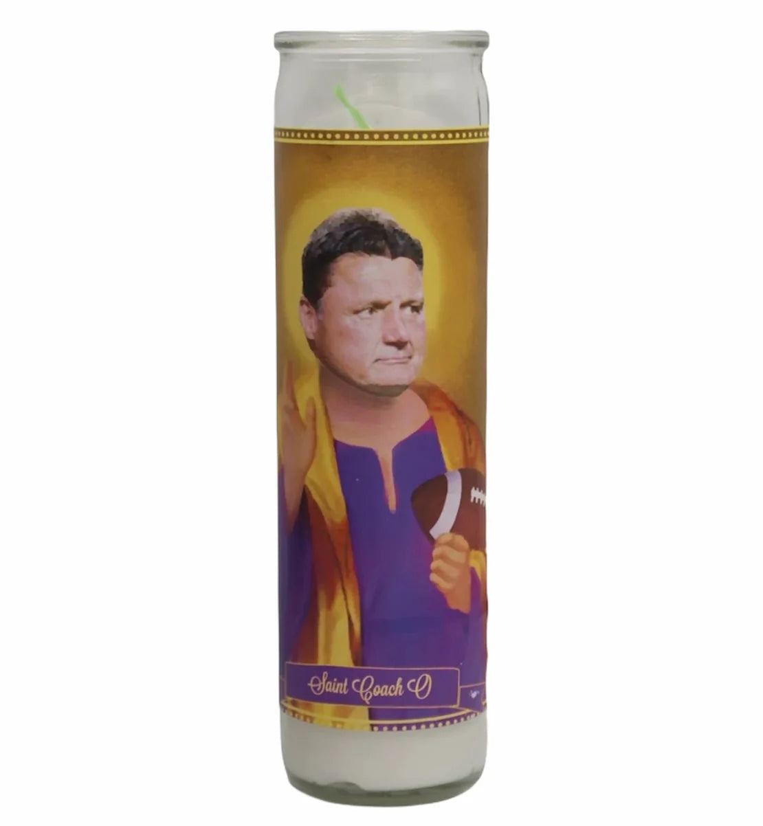 Coach O Saint Candle
