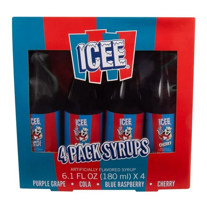 Icee Syrup, 4 Pack