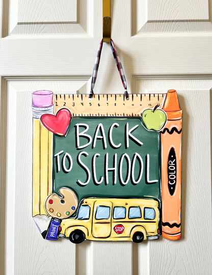 Back To School Door Hanger