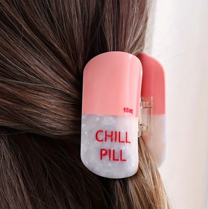 Chill Pill Hair Clip