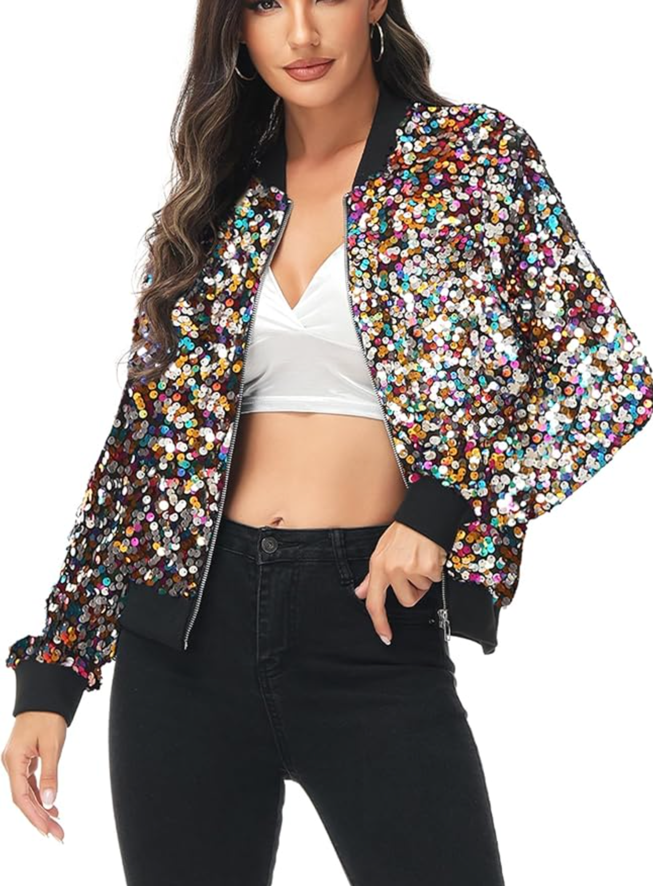 Multi Colored Sequin Jacket