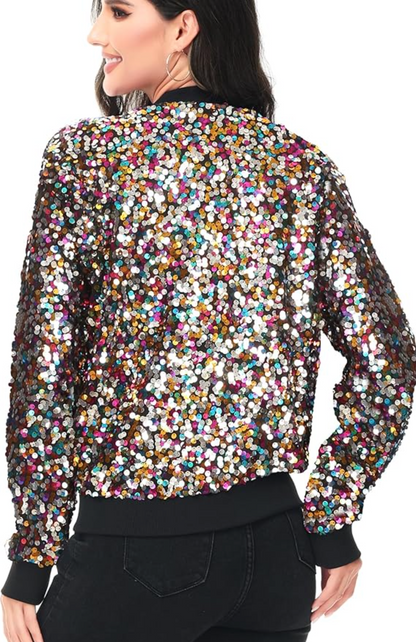 Multi Colored Sequin Jacket