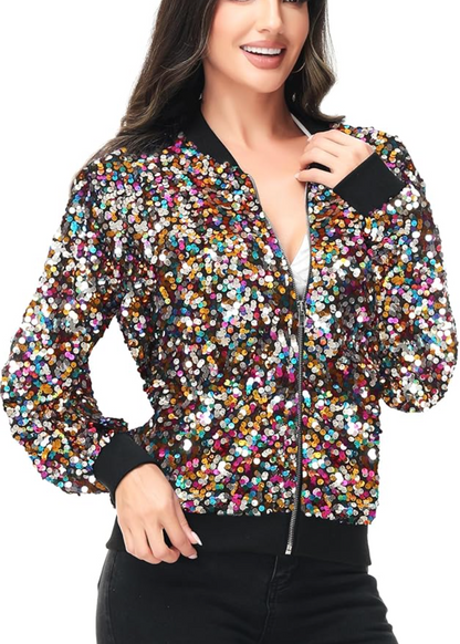 Multi Colored Sequin Jacket