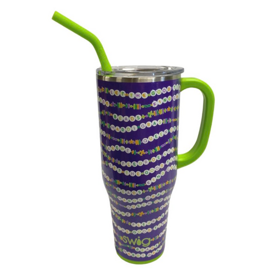 Mardi Gras Era Tumbler, 30 oz