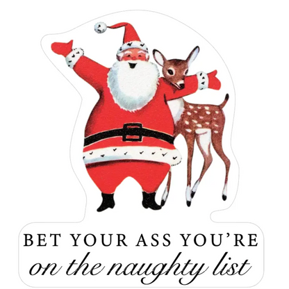 Naughty List Acrylic Ornament