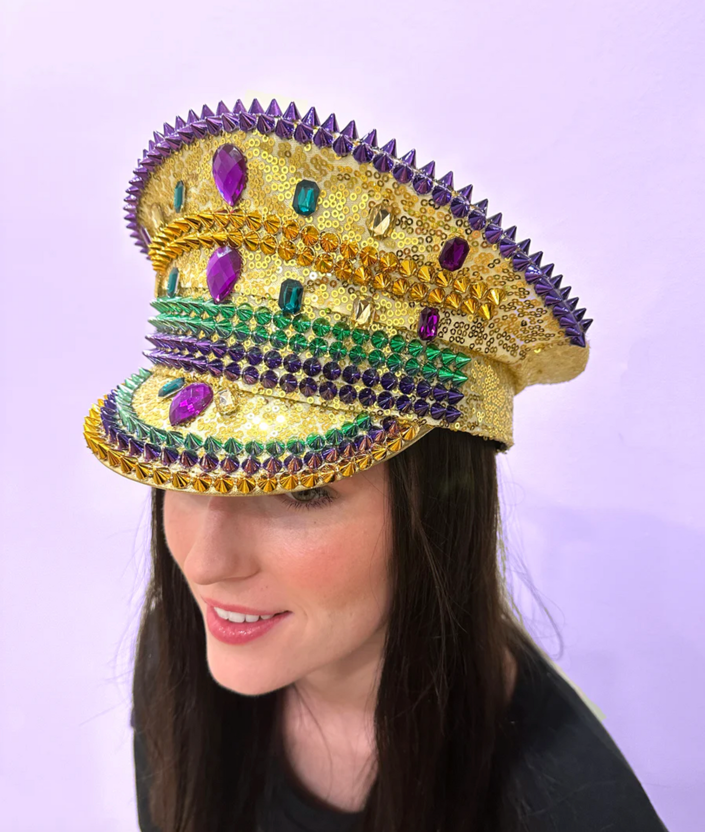 Mardi Gras Captains Hat, Spikes