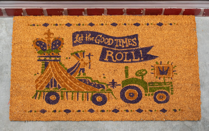 Let the Good Times Roll Door Mat