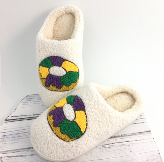 King Cake Slippers