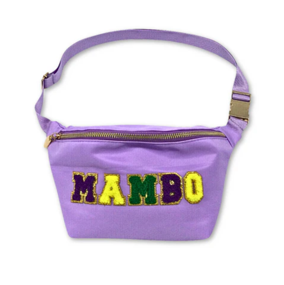 Mardi Gras Mambo Fanny Pack, Purple