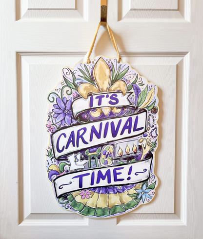 It's Carnival Time Door Hanger