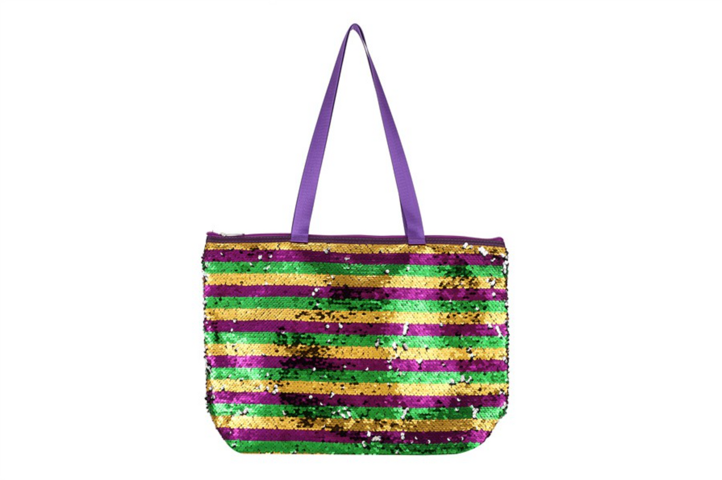 Mardi Gras Magic Sequin Tote