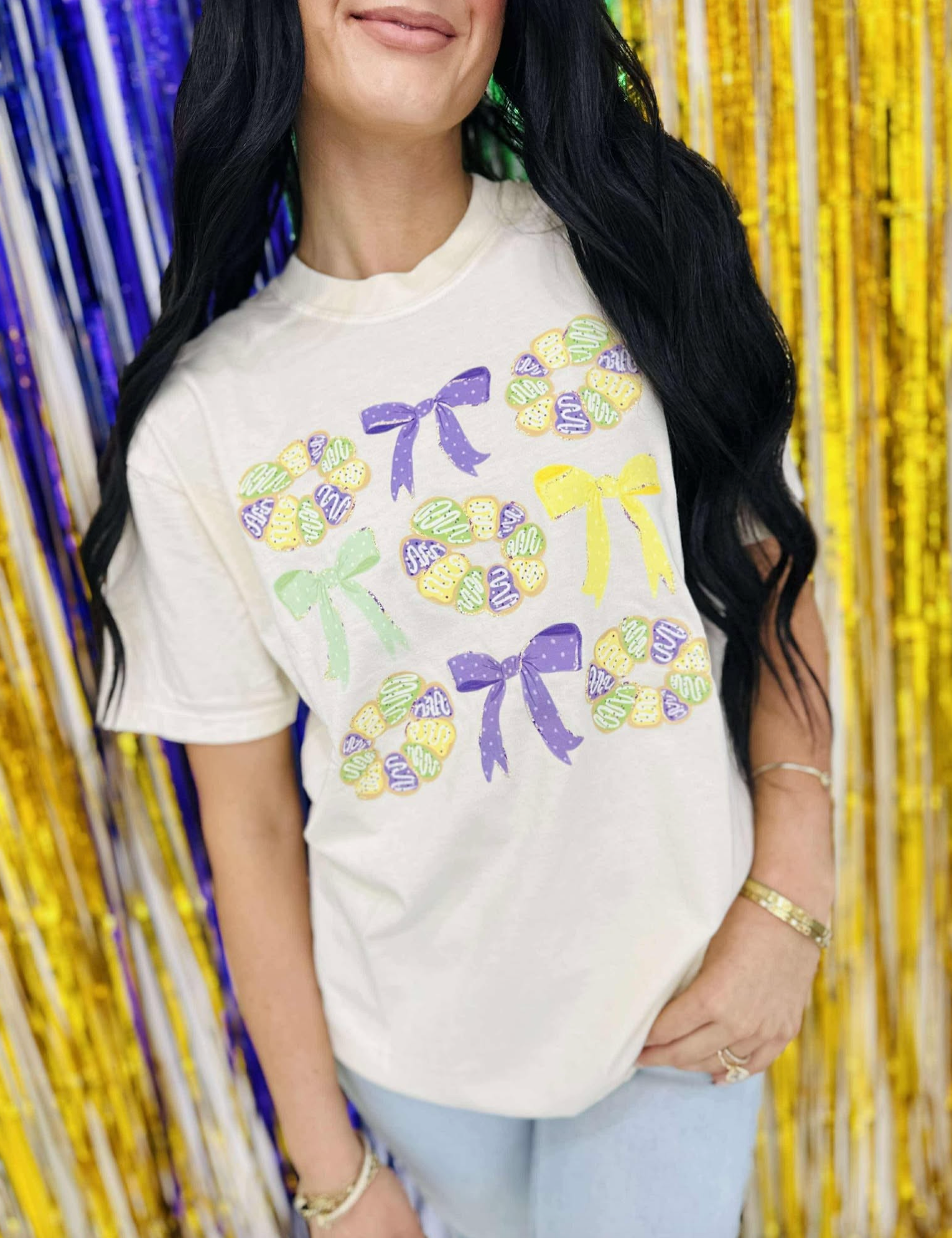 King Cake Coquette Tee