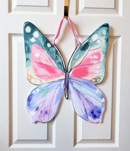 Spring Butterfly Door Hanger