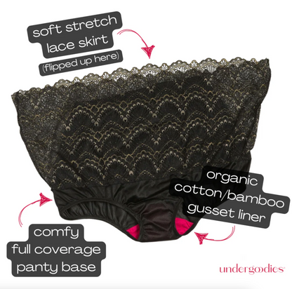 Pearl Shorty, Black & Gold