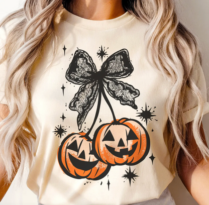 Pumpkin Cherries Tee
