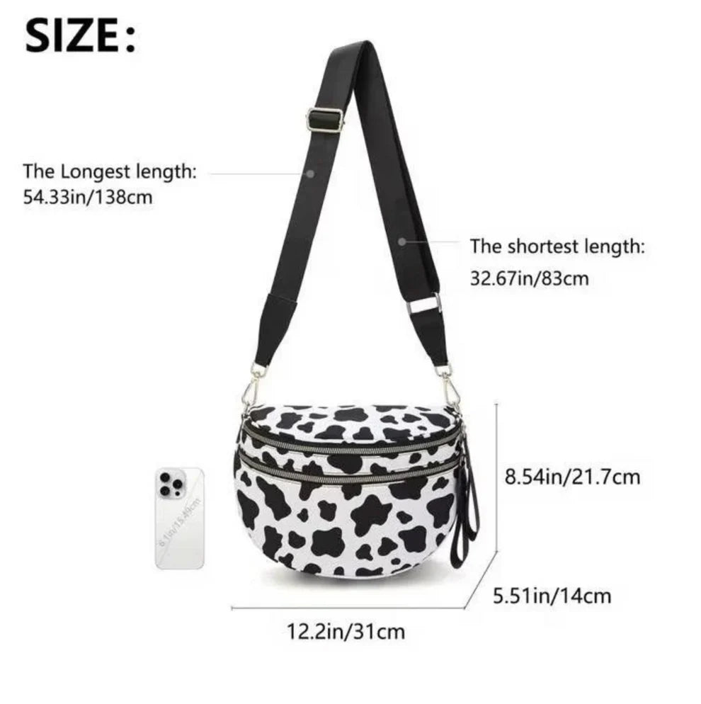 Oversized Fanny Pack, Checkered