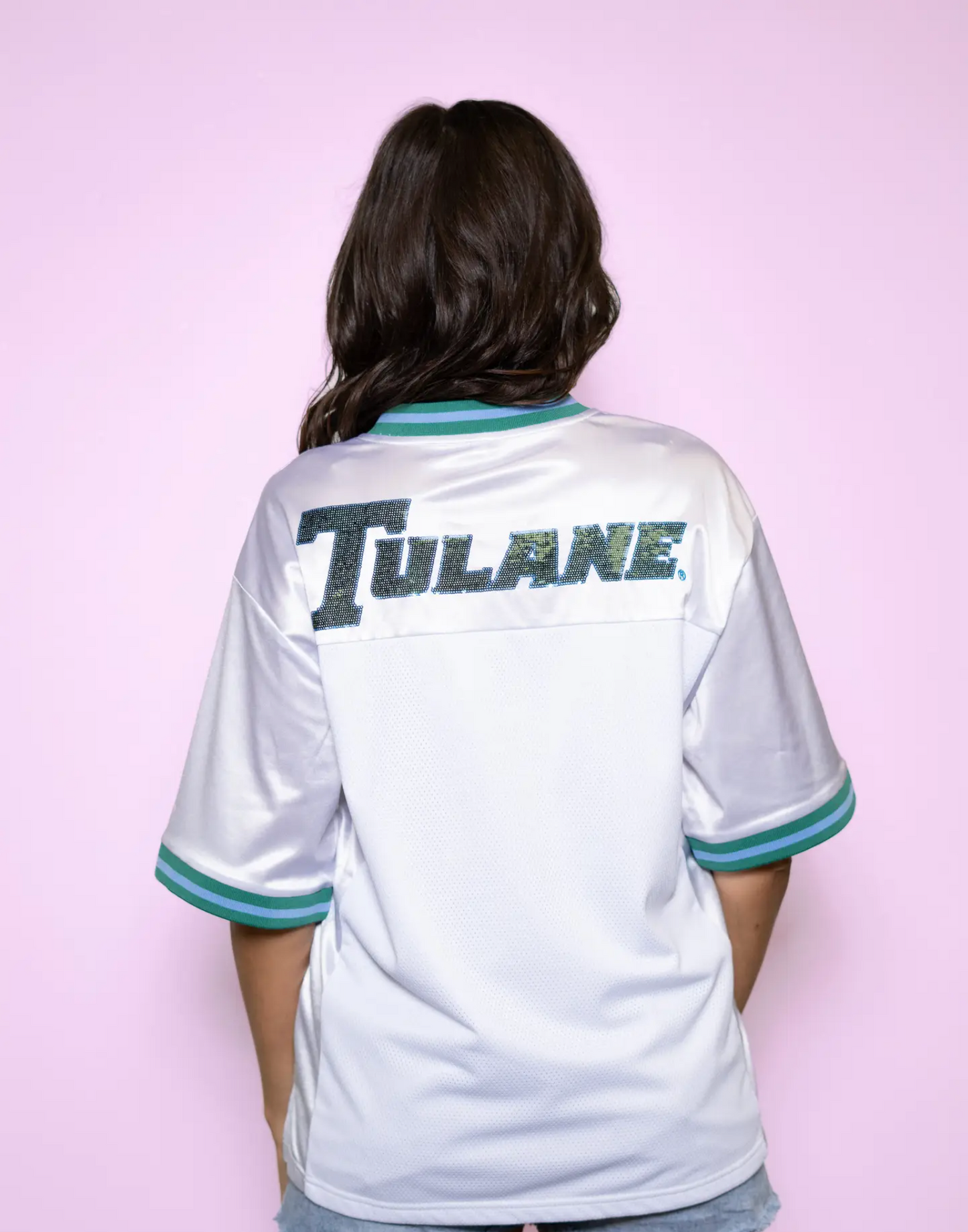 Tulane Sequin Football Jersey