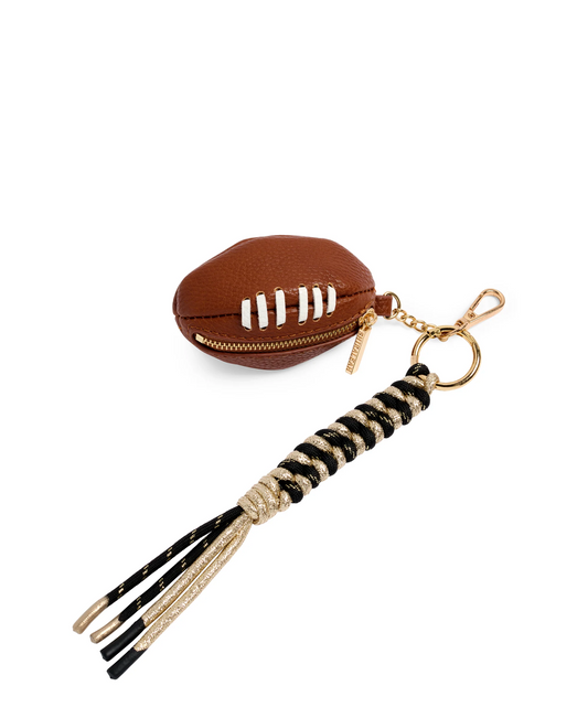 Football Tassel Charm Keychain