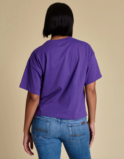 Geaux Sequin Color Block Top