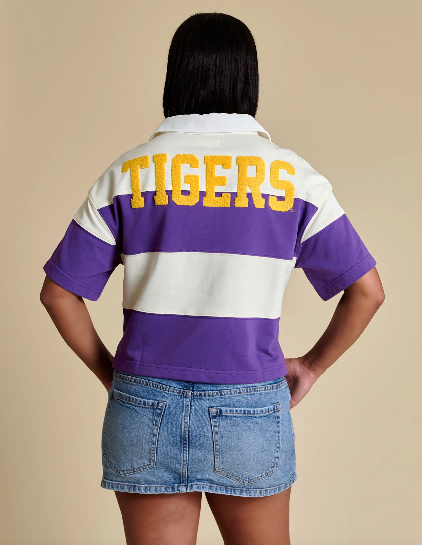 Tigers Crop Rugby Tee