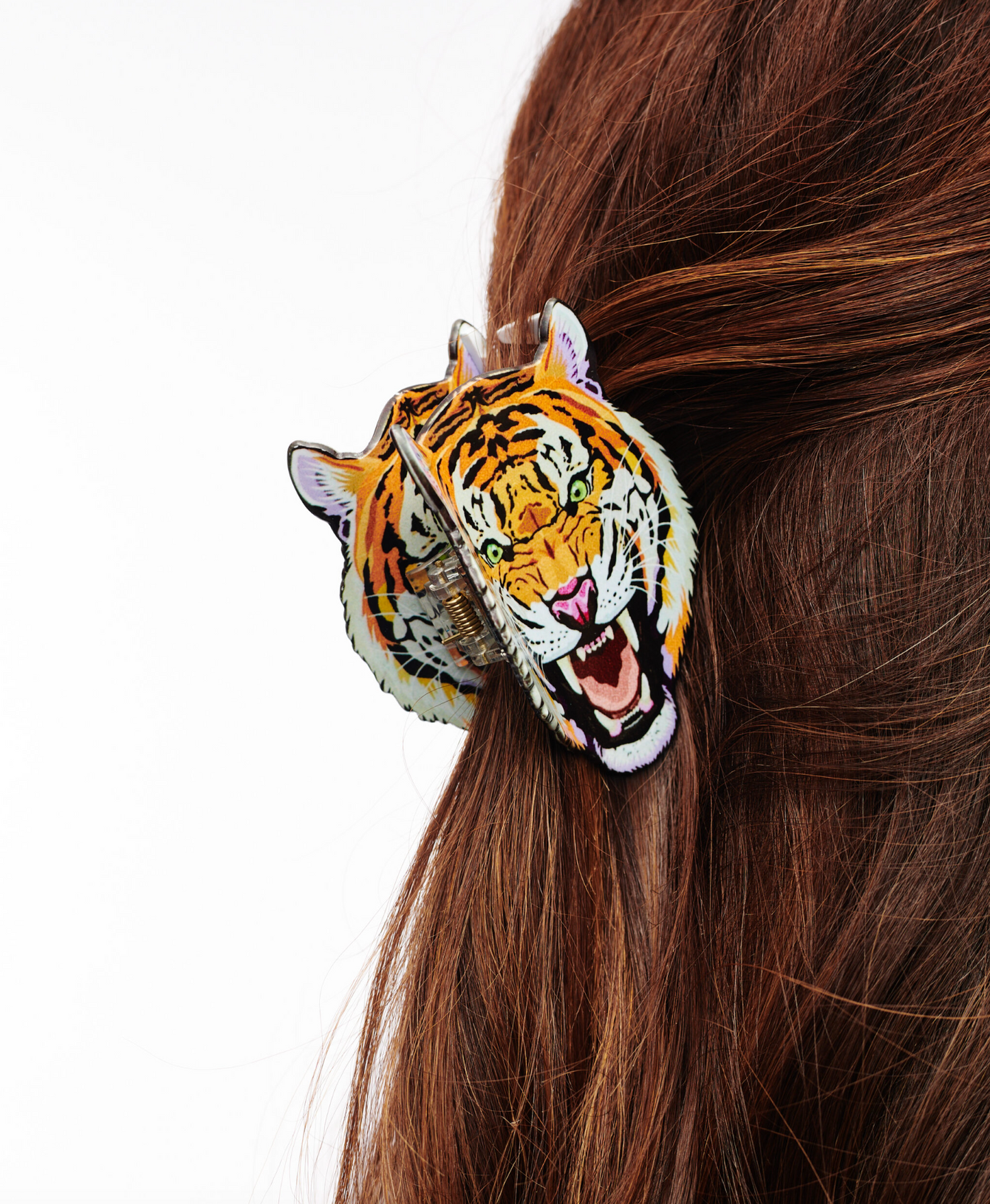 Tiger Head Claw Clip