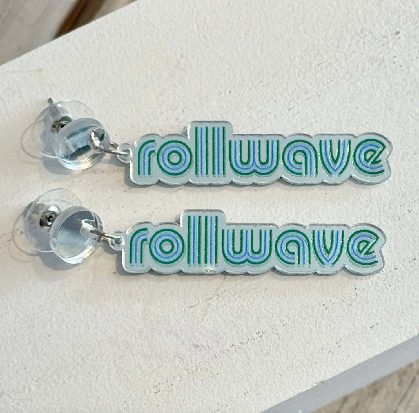 Retro Roll Wave Earrings