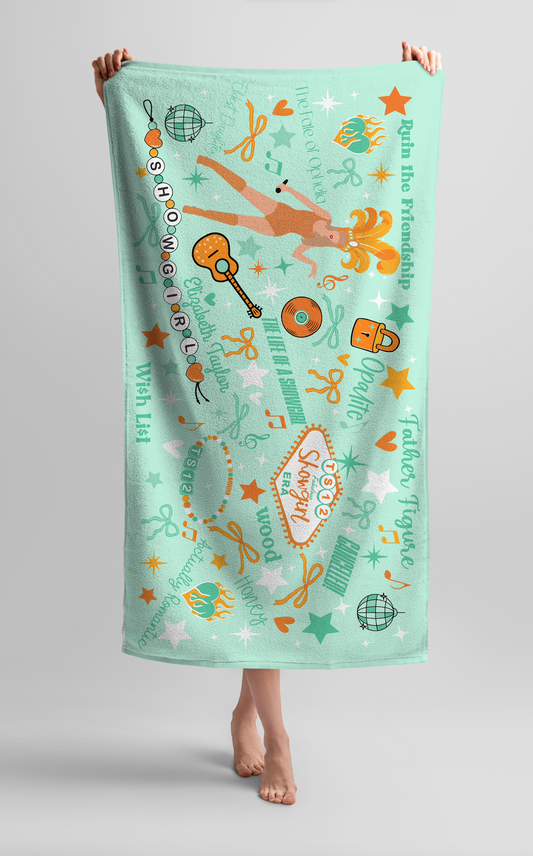 Showgirl Beach Towel