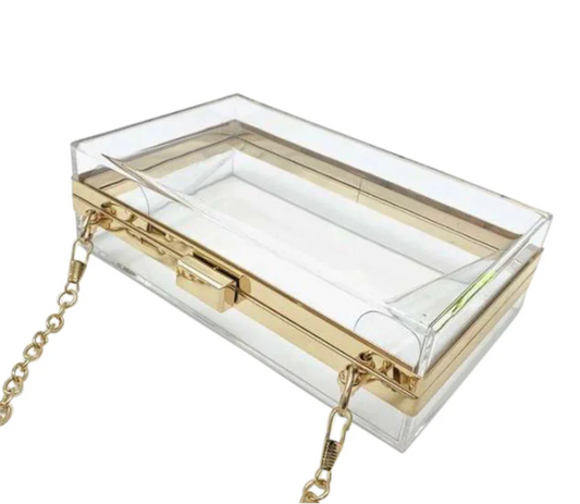 Acrylic Rectangle Clear Bag