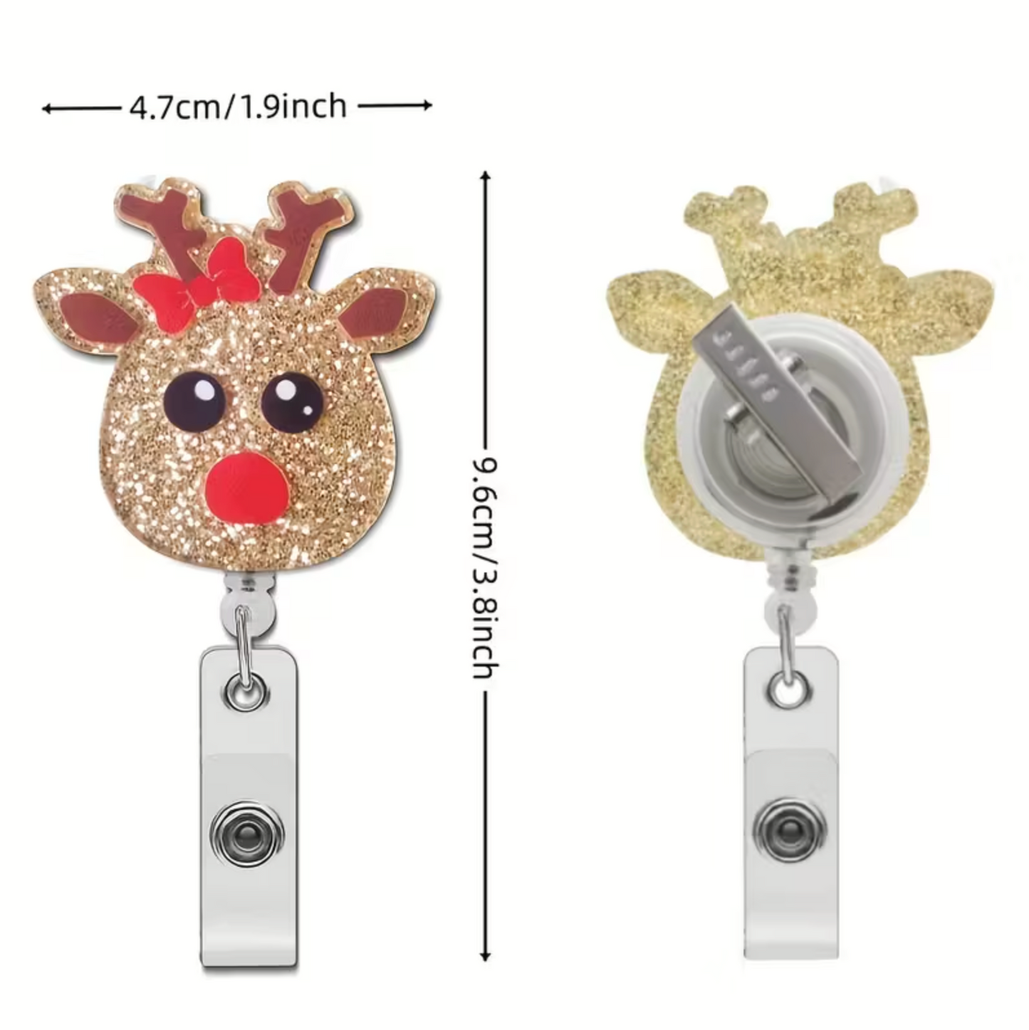 Reindeer Badge Holder